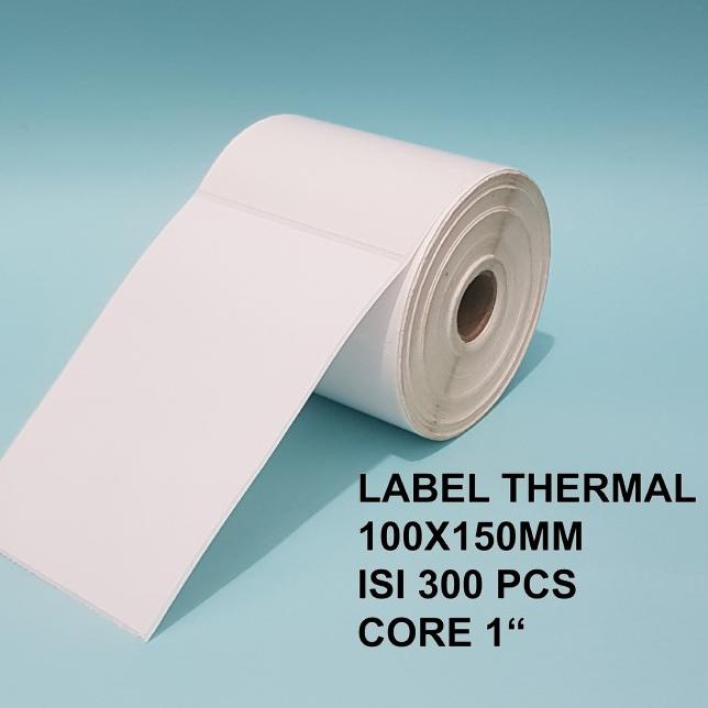 

○ STICKER LABEL BARE DIRECT THERMAL 100 MM X 150 MM / 4 X 6 INCH ♩