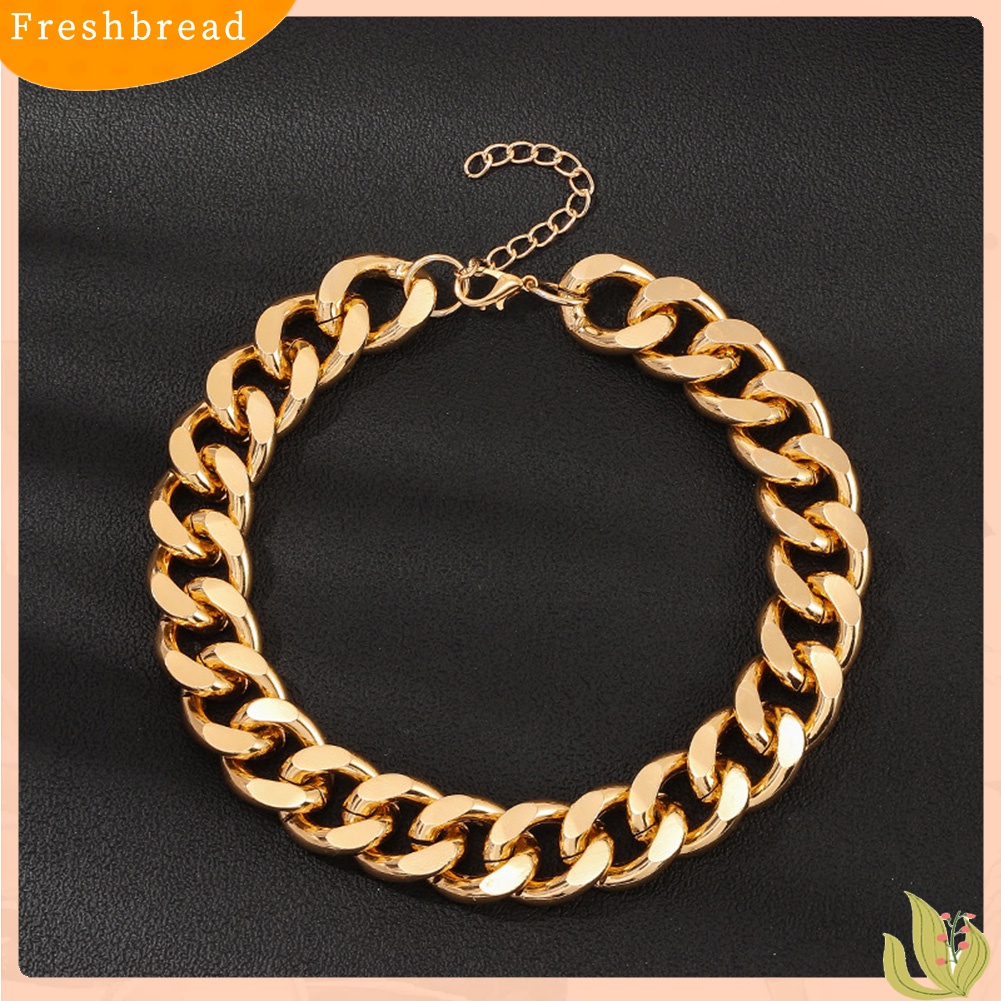 【Fresh】❀Unisex Thick Link Chain Short Necklace Hip Hop Party Club Statement Jewelry Gift