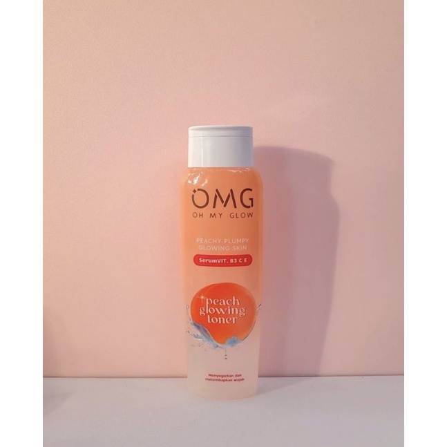 OMG Peach Cream OMG Facial Wash Peach OMG Peach Toner Glowing