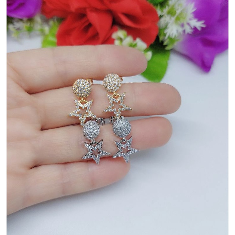 Anting-anting permata A-C