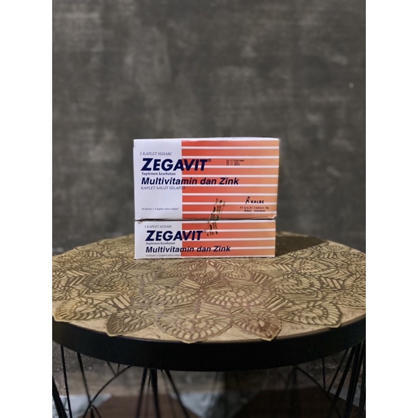 Jual Zegavit Multivitamin Dan Zink Box Isi Strip Tablet