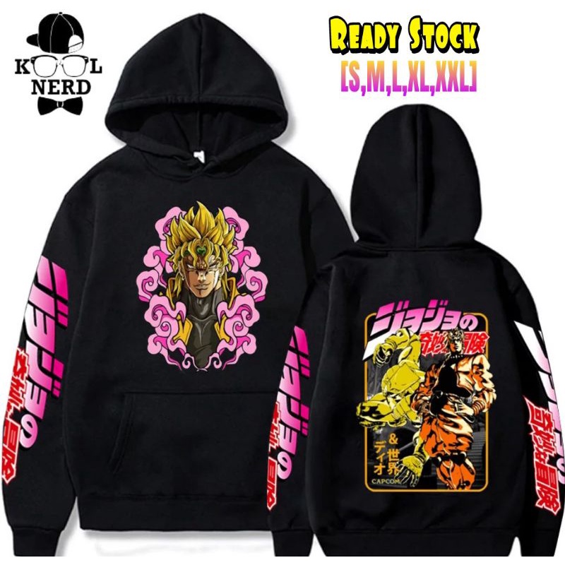 JOJO'S BIZARRE ADVENTURE MANGA JEPANG HOODIE COSPLAY (BISA PILIH WARNA DAN UKURAN)