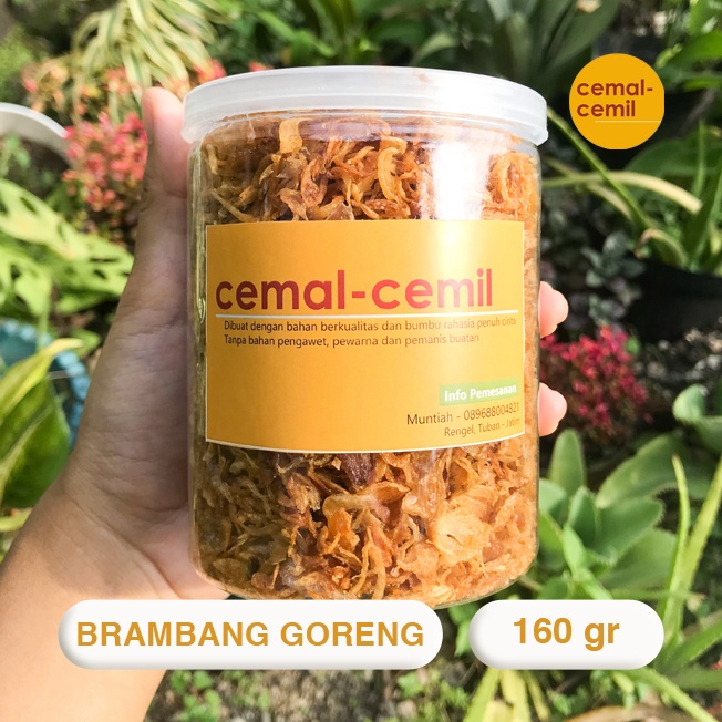 

Termurah! 160gr Brambang Goreng Original Tanpa Tepung Kemasan Toples Premium