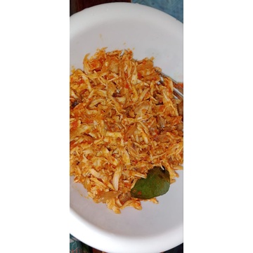 

baso aci isi ayam suir pedas