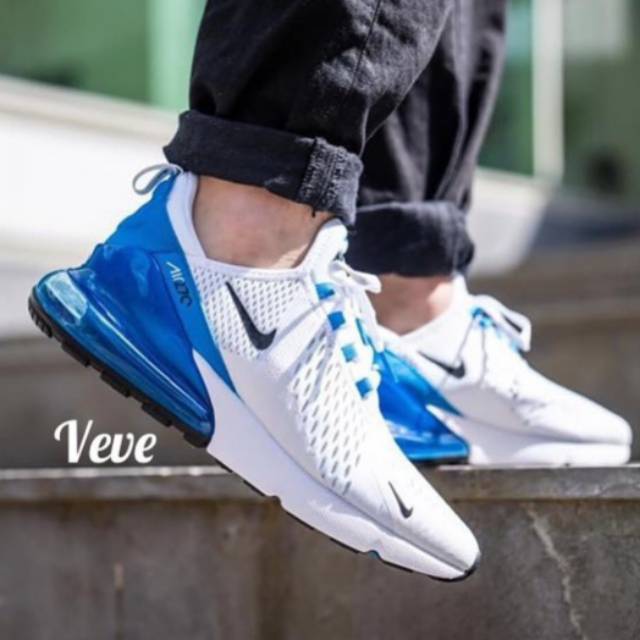 white 270s with blue bubble