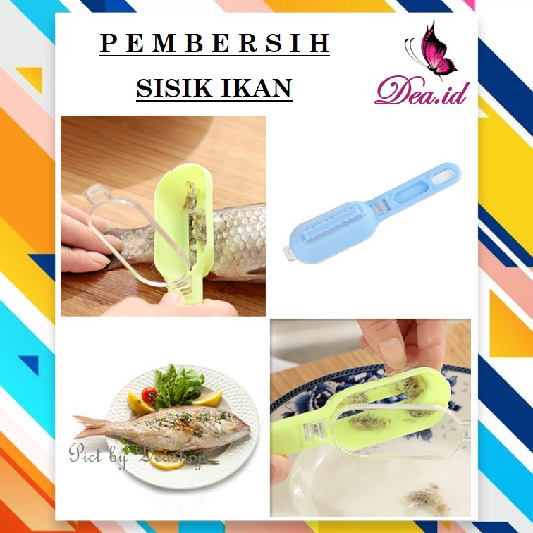 [DEASHOP] ALAT PEMBERSIH SISIK IKAN / PENGUPAS SISIK IKAN / PARUTAN PEMBERSIH SISIK IKAN