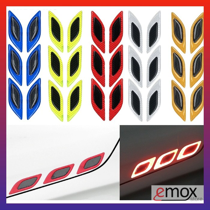 Stiker Carbon Dekorasi Exterior Reflektor Mobil Nyala Stiker Carbon Dekorasi Exterior Reflektor Mobil Nyala