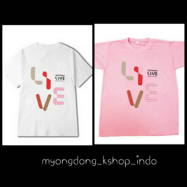 READYSTOCK Replika kaos SMTOWN IN SEOULㅤㅤㅤㅤ