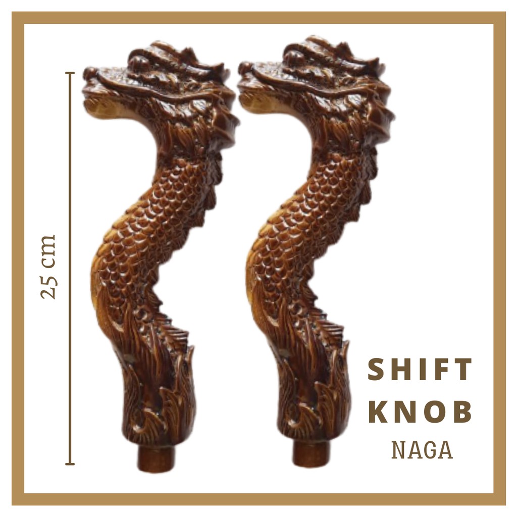 SHIFT KNOB MOTIF NAGA TUAS GIGI / AKSESORIS TONGKAT PERSNELING MOBIL MANUAL MOTIF NAGA