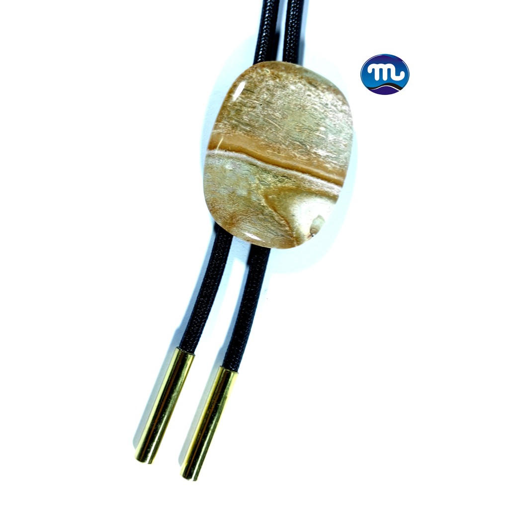 Bolotie Batu Mulia - Dasi Koboi - Petrified Wood BT-20