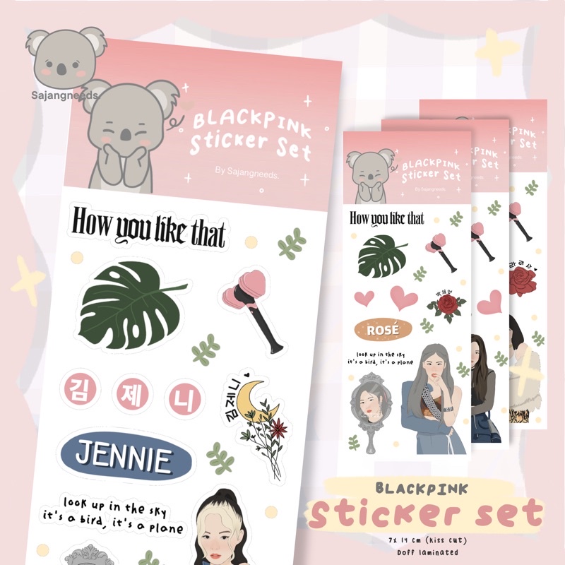 

BLACKPINK STICKER SET