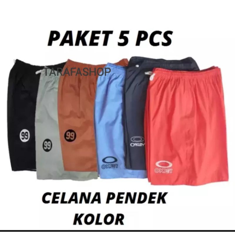 PAKET 5 PCS CELANA PENDEK PRIA DAN WANITA/CELANA SANTAI TERMURAH