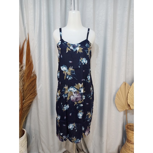 DASTER NARINI TANGGUNG TALI SATU ANEKA MOTIF-Rose Navy