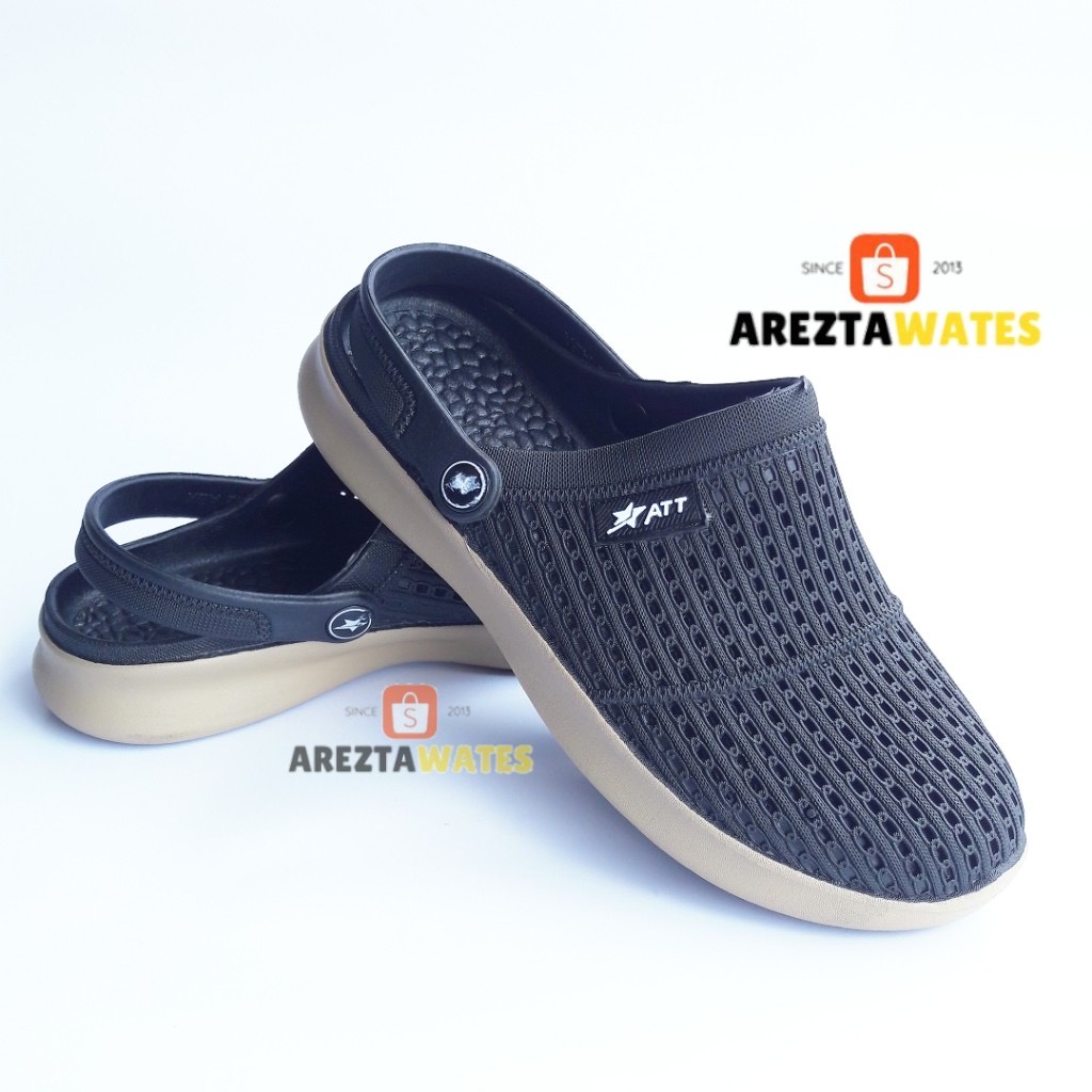Sandal selop slip on 37-43 pria dan wanita tali belakang ATT MSL 562 MN 3361