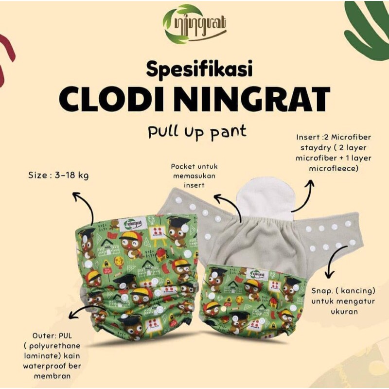 Clodi Ningrat Pull Up Pant
