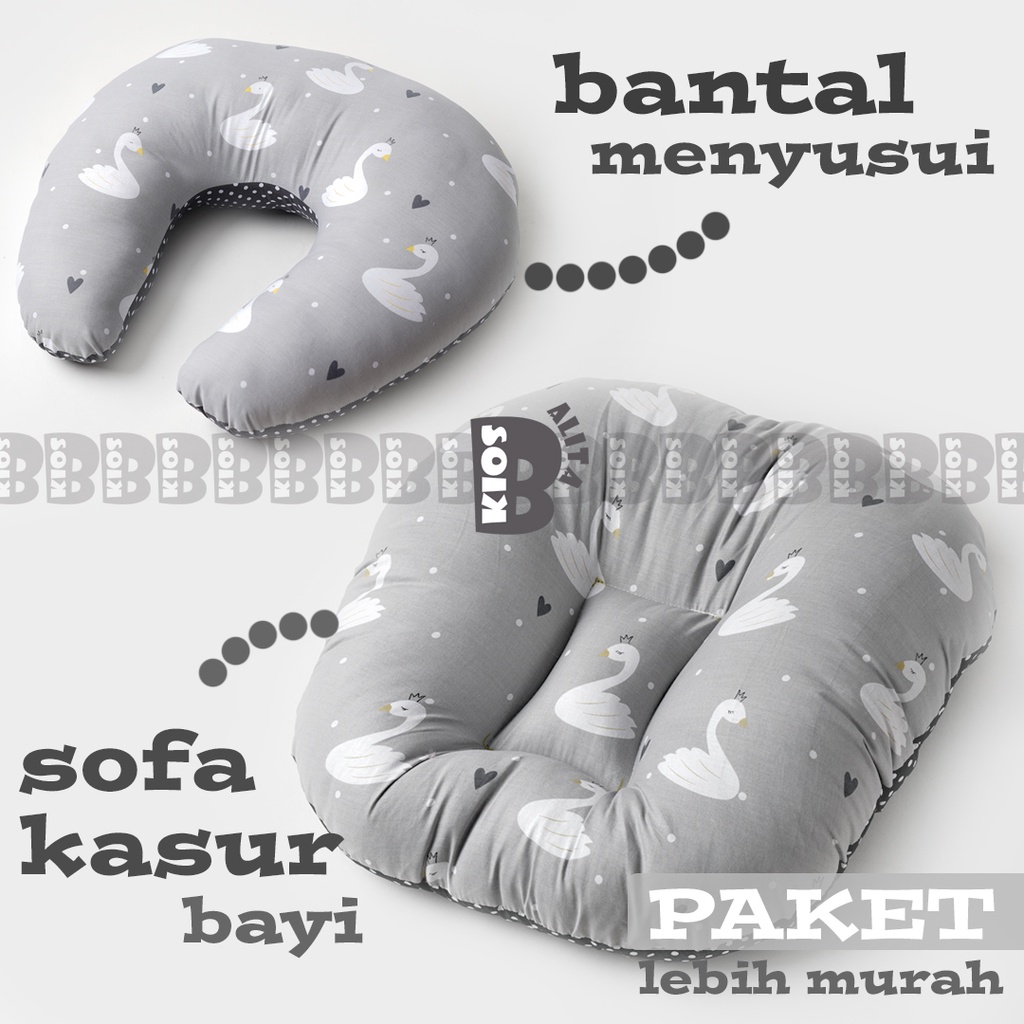 PAKET KASUR BAYI SOFA BAYI + BANTAL MENYUSUI TERMURAH / SOFA BAYI MATRAS BAYI FREE BANTAL PEYANG!!