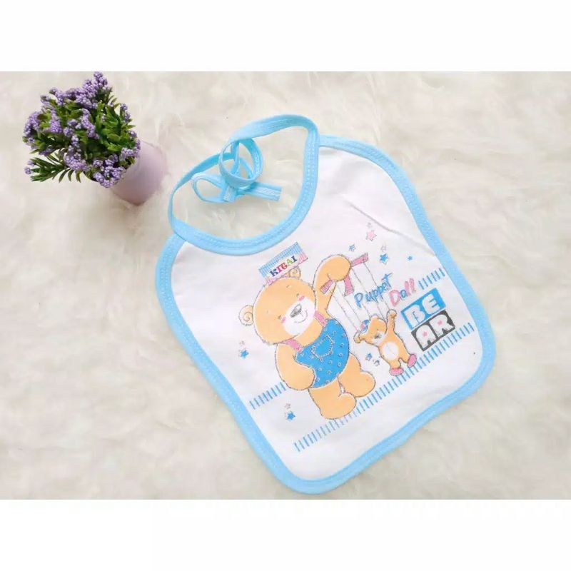 SS - 12 Pcs 1 Lusin  Celemek Makan Bayi / Celemek Liur / Lap Liur Bayi