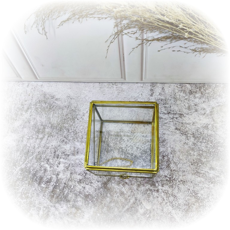 Terarium | Kotak Cincin Box Kaca Delux