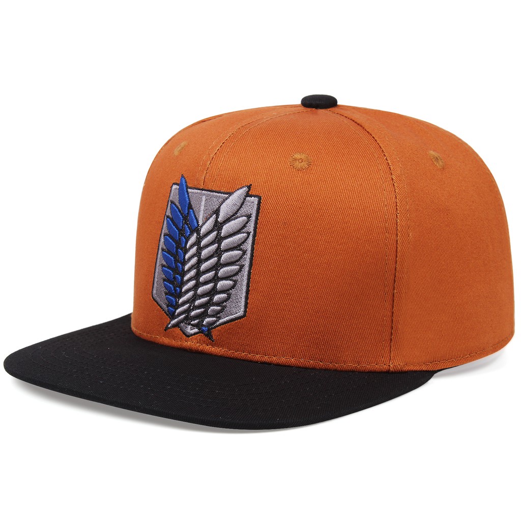 Topi Baseball Motif Bordir Attack On Titan Bahan Katun 100% Untuk Pria Dan Wanita