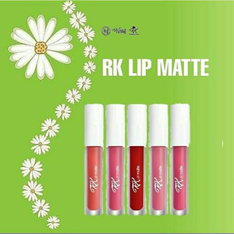 Rk lipmatte / lip cream / lipstik matte/ kosmetik viral/ anj/asli original bpom