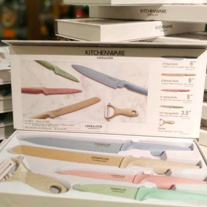 

pisau lock n lock set 5 KNIFE HAMPERS LEBARAN IDUL FITRI / PARCEL EID