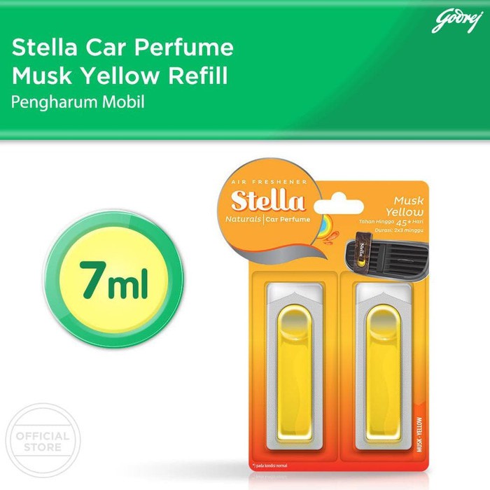 Stella Pengharum Ruangan Mobil Parfume Musk Refill