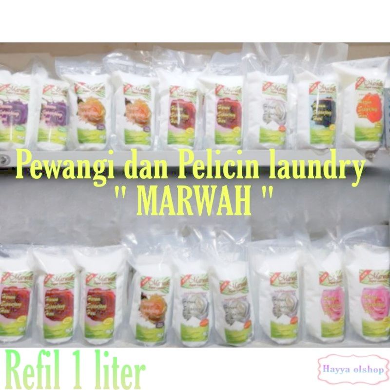 MARWAH PEWANGI LAUNDRY REFFIL 1 LITER