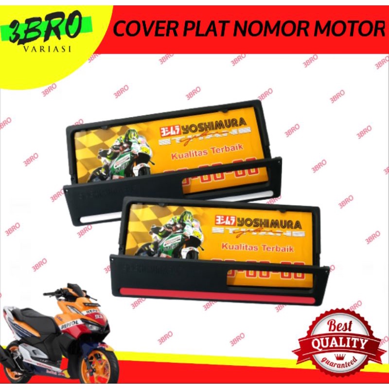 COVER PLAT NOMOR  dudukan plat nomor MOTOR UNIVERSAL MAXI semua motor