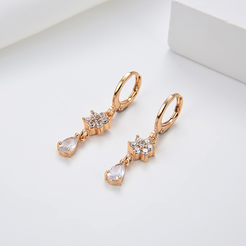 anting titanium wanita emas muda anti karat dewasa tusuk korea asli panjang dan luntur korea style selamanya dewasa 35e