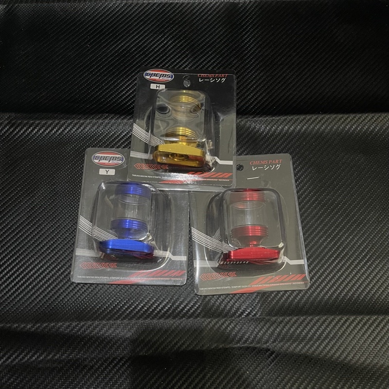 TUTUP OLI REM STEMPEL MODEL KACA DAN CNC UNIVERSAL VARIO VARIO150 BEAT MIO GENIO SCOOPY