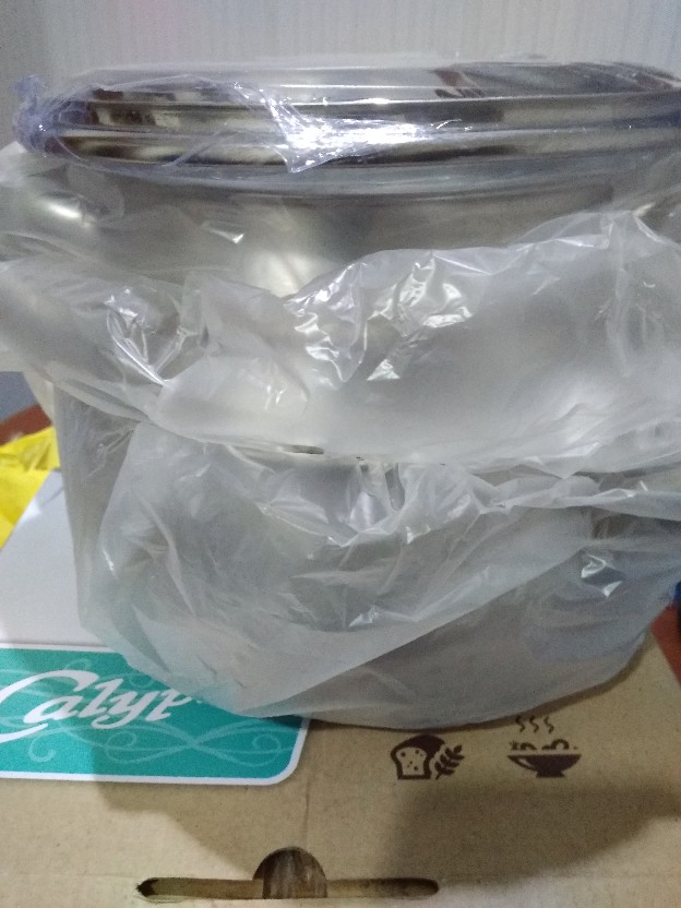 Calypso Panci Set + Tutup Kaca Stainless 3pcs | Casserole Tahan Panas | Dutch Oven Anti Lengket