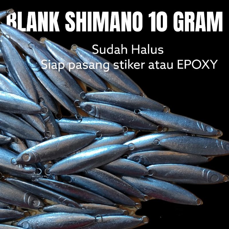 BLANK SHIMANO MIKRO JIG 10,15,20,30,60,80, 100 GRAM UMPAN PANCING