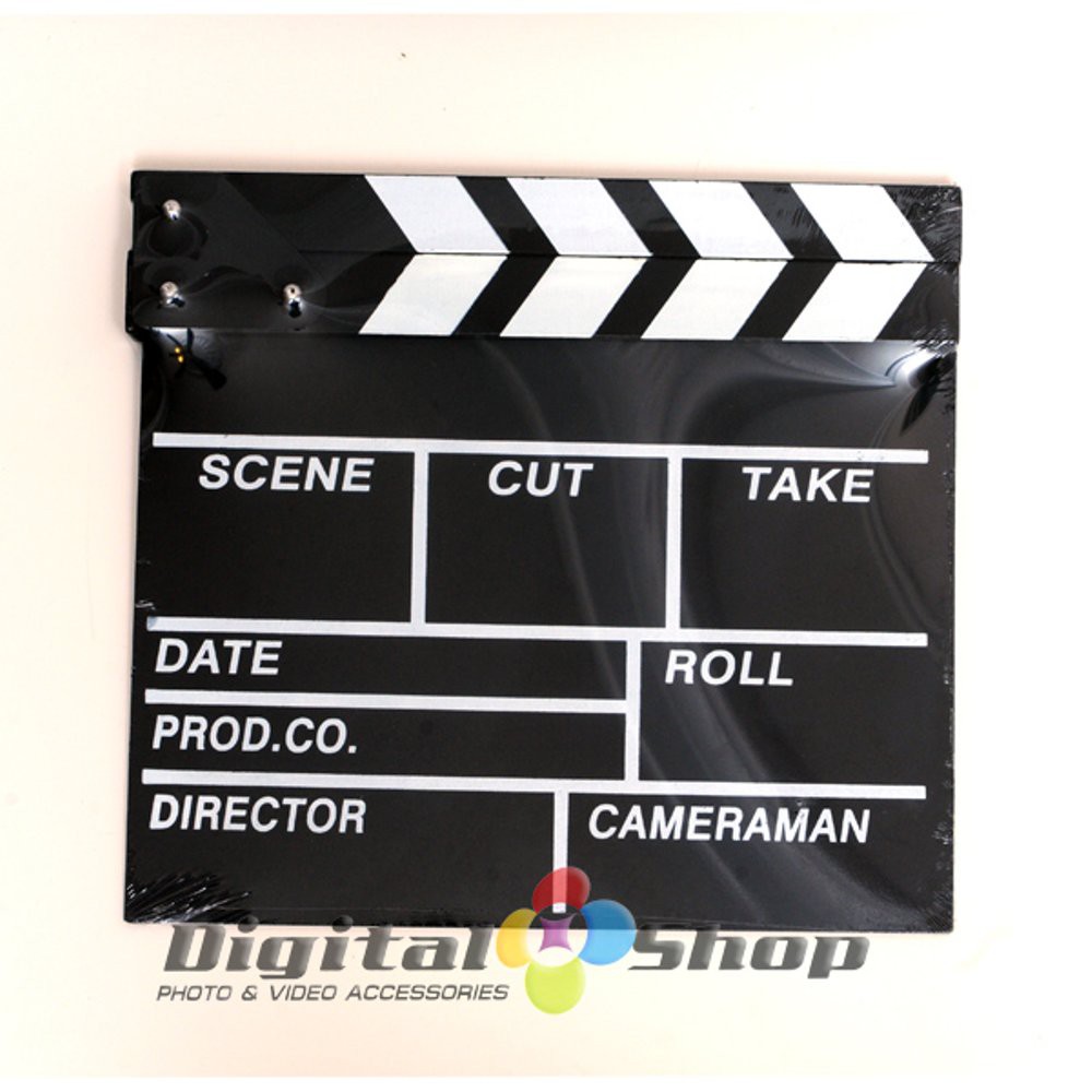 Clapper Board Slate - Black