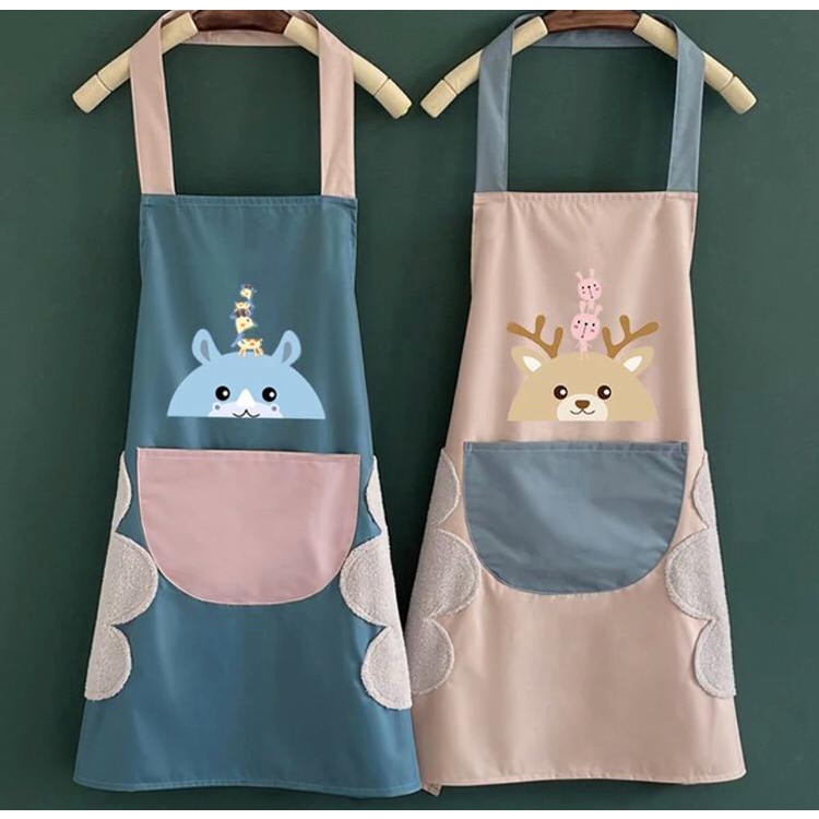 Celemek Masak Apron Waterproof bisa Lap Tangan karakter J109