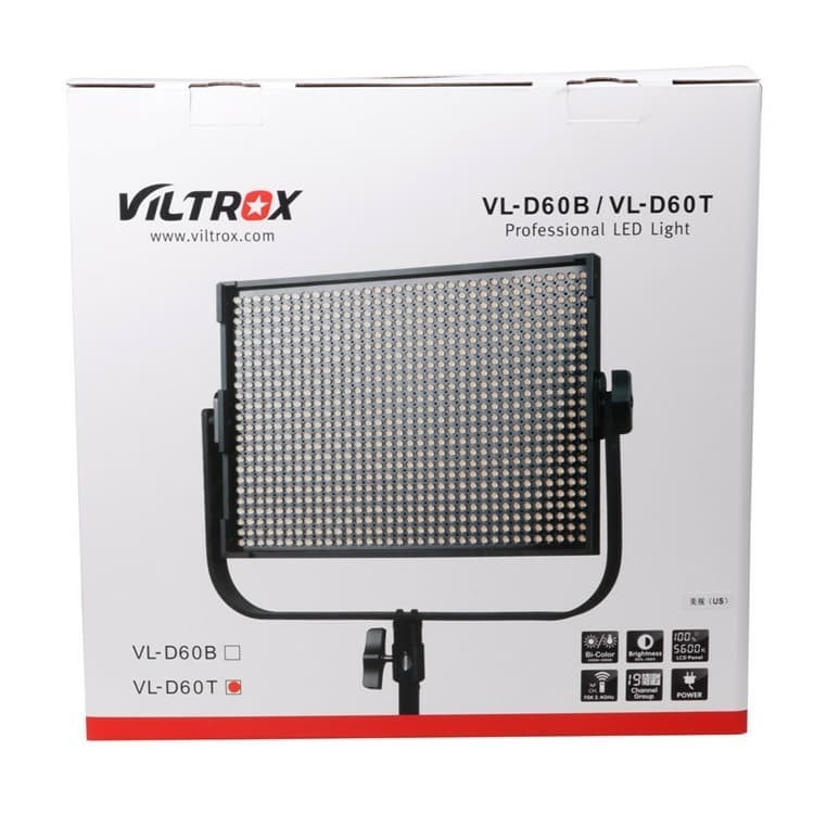 Led Video Viltrox VL-D60T Bi-color 3300-5600K