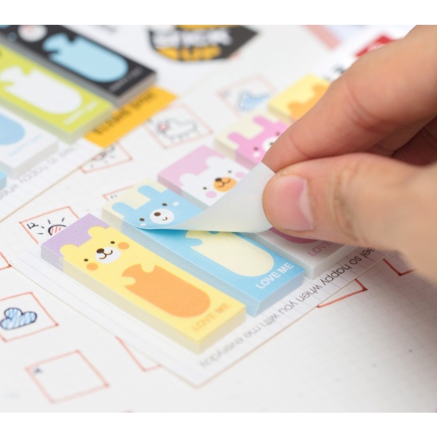 

Deli | Memo Index (Index Tabs) Sticky UP | 45 x 15 mm | A64002