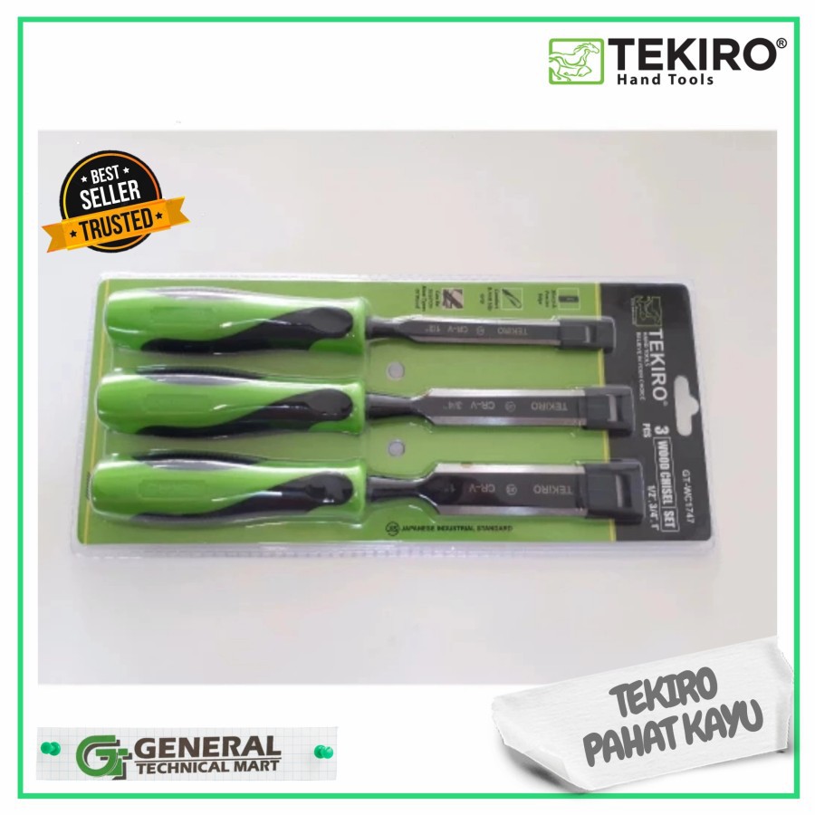 Jual Tekiro Pahat Kayu Set 3 Pcs Original Indonesiashopee Indonesia 