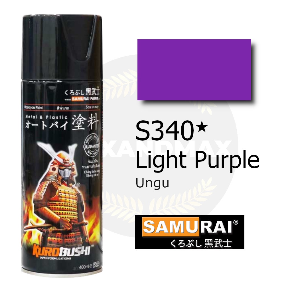 Samurai Paint S340 Ungu / Light Purple 400 ml - Cat Semprot