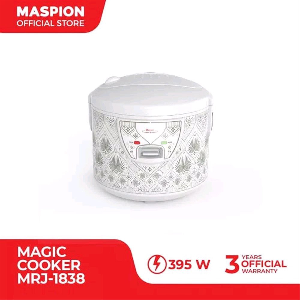 Maspion Magic Cooker MRJ-1838 Penanak Nasi Kapasitas 1.8 Liter 3in1