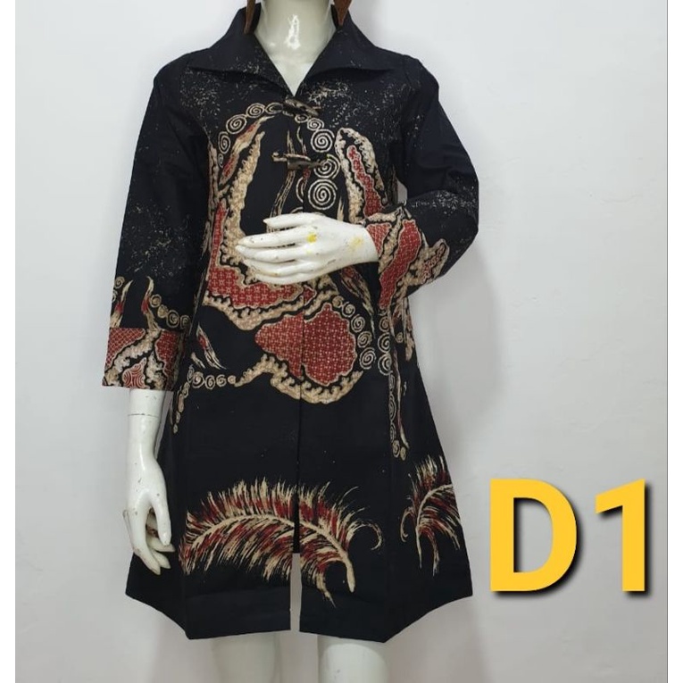 BAJU TUNIK BATIK / DRESS WANITA KAIN HALUS LAPIS FURING