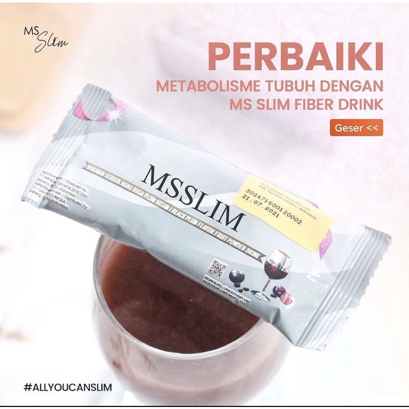 Ms Slim Fiber drink