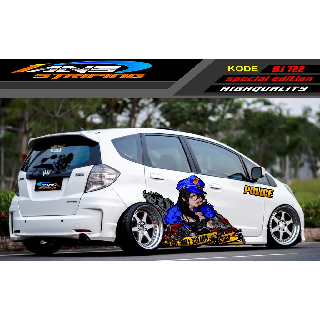 STICKER MOBIL HONDA BRIO, JAZZ RS, MOBILIO, AGYA, YARIS, ATOS / STICKER MOBIL