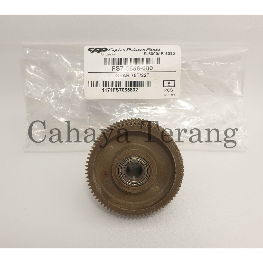 Gear Nanas 75/22T Mesin Fotokopi Canon IR 6000/6020 FS7-0658 CPP