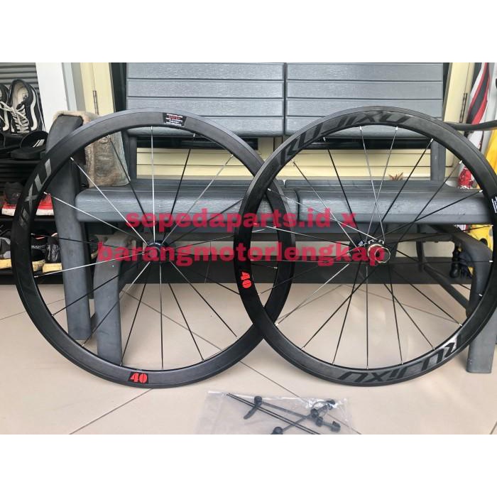 Velosipe/ Wheelset Rujixu 700C Disc Brake Profile 40Mm Alloy Full Black 1900Gram