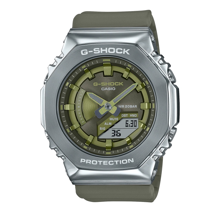 CASIO G-SHOCK GM-S2100-3A METAL BEZEL | GARANSI RESMI PT GAP 2 TAHUN