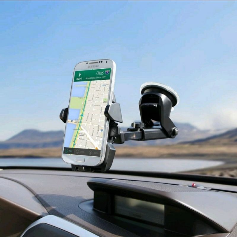 Long Neck Car Holder Mobil Stand Bracket HP GPS Handphone Smartphone