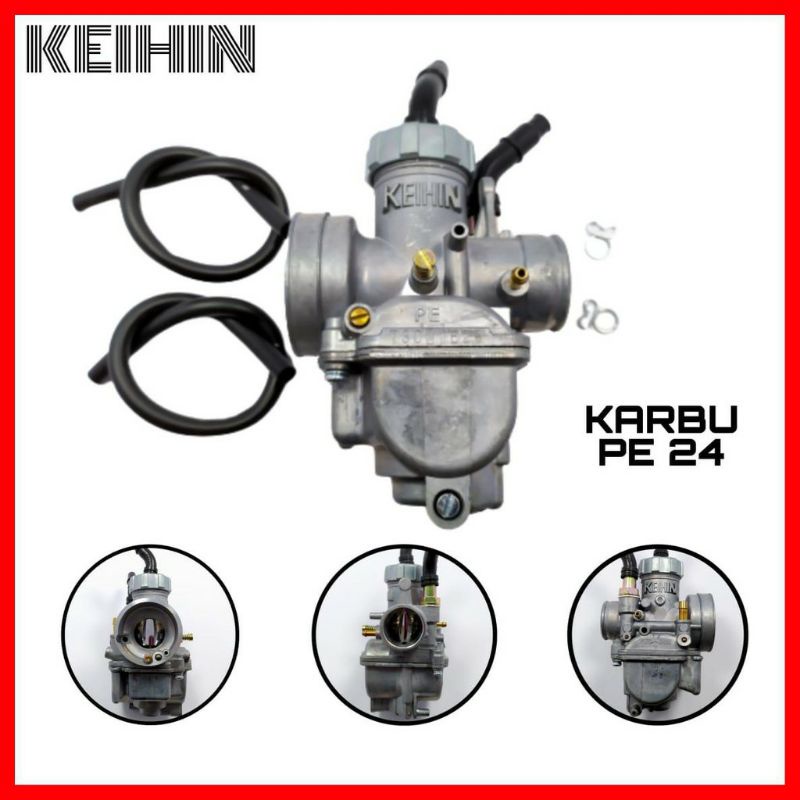 KARBU PE 24/26/28 KODE 115 KUALITAS TERBAIK by keihin rxking supra  tiger beat  mio wave dll