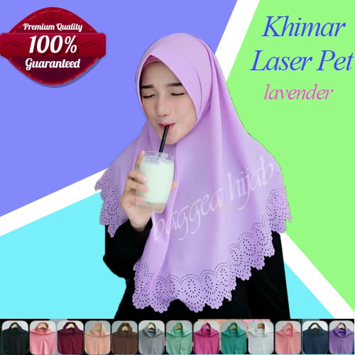 Kerudung Hijab Jilbab Instan Wanita Cantik Kekinian Laser Withpet Motif Satin Untuk Pesta Anak Muda