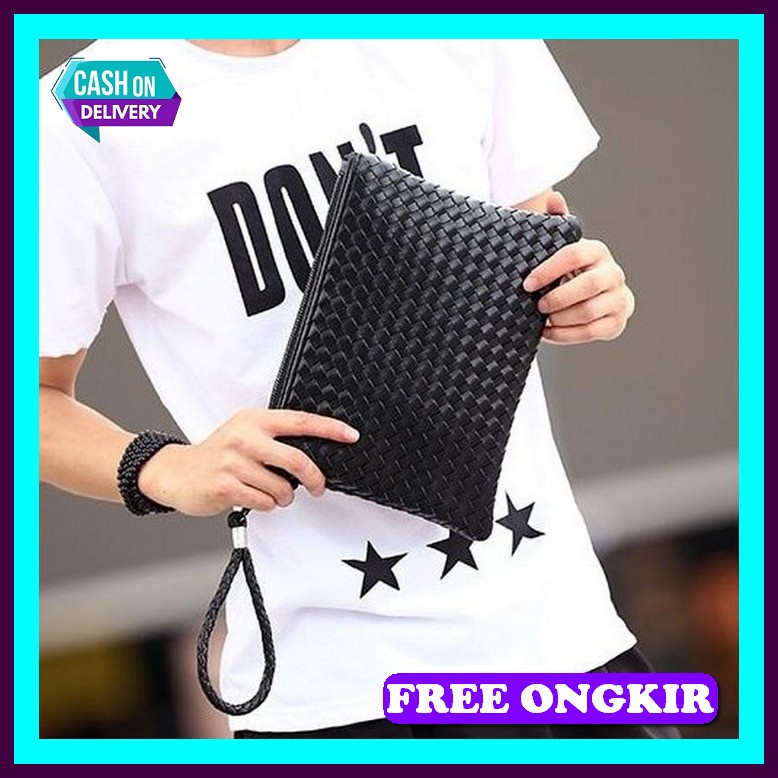 Dompet Clucth Bag Kekinian Handbag Cowo Import Clutch Pria Branded Tas Tangan Cowok Hand Bag Pria Br