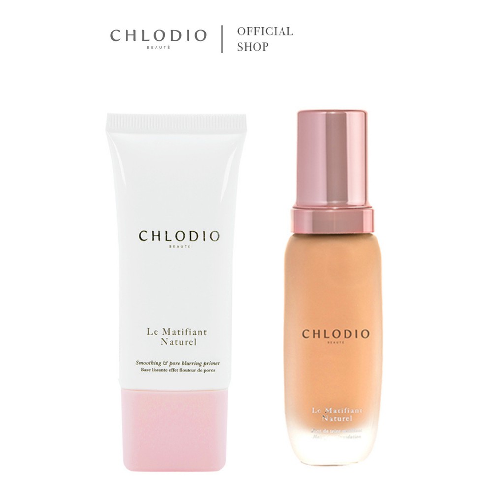 

CHLODIO Le Matifiant Naturel Smoothing & Pore Blurring Primer and Mattifying Foundation - 02 Olive